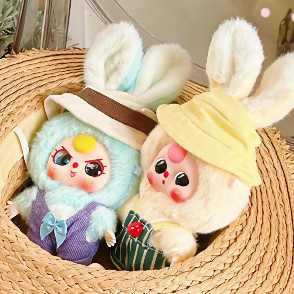 Baby Three Rabbit Macaron Cute Bunny Plush Series Blind Box - Picture 12 of 14